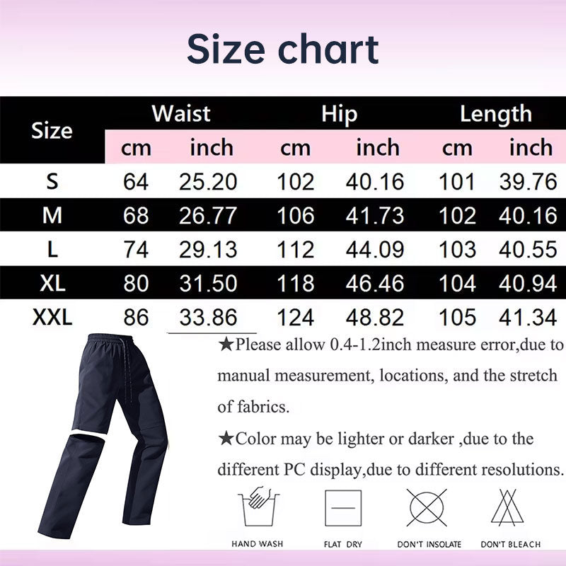 Copy of Women's Convertible Hiking Pants - Waterproof Quick-Dry Cargo Trousers with Zip-Off Legs for Camping, Fishing & Travel