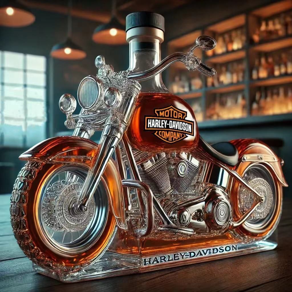 Copy of Motorcycle Whiskey Bottle High Borosilicate Glass Craft Beer Bottle Motorcycle Shape Bottle