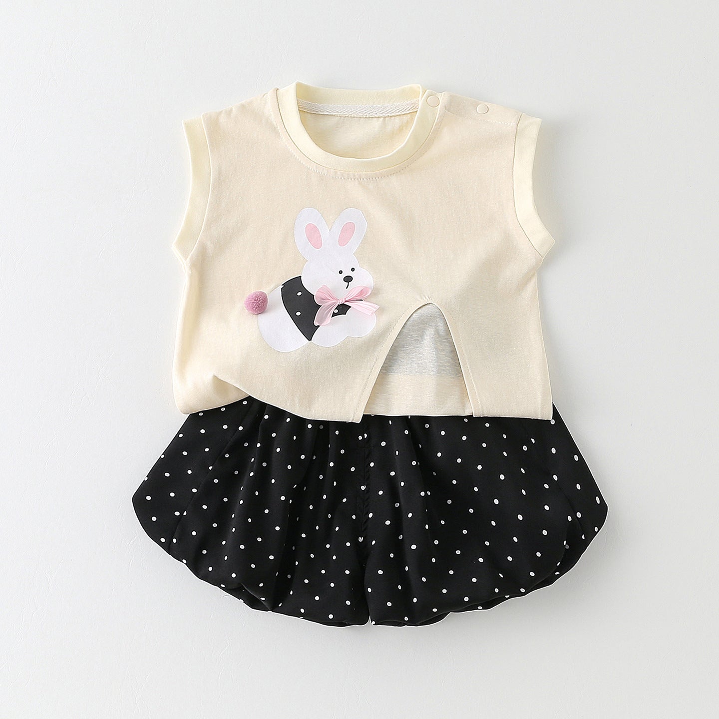 Children's Cartoon Printed Two-Piece Set