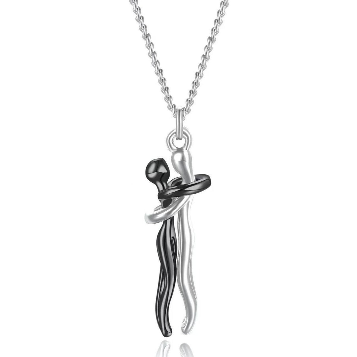 Copy of Necklace Embrace Pendant Necklace Mother-Daughter Embrace Clavicle Chain