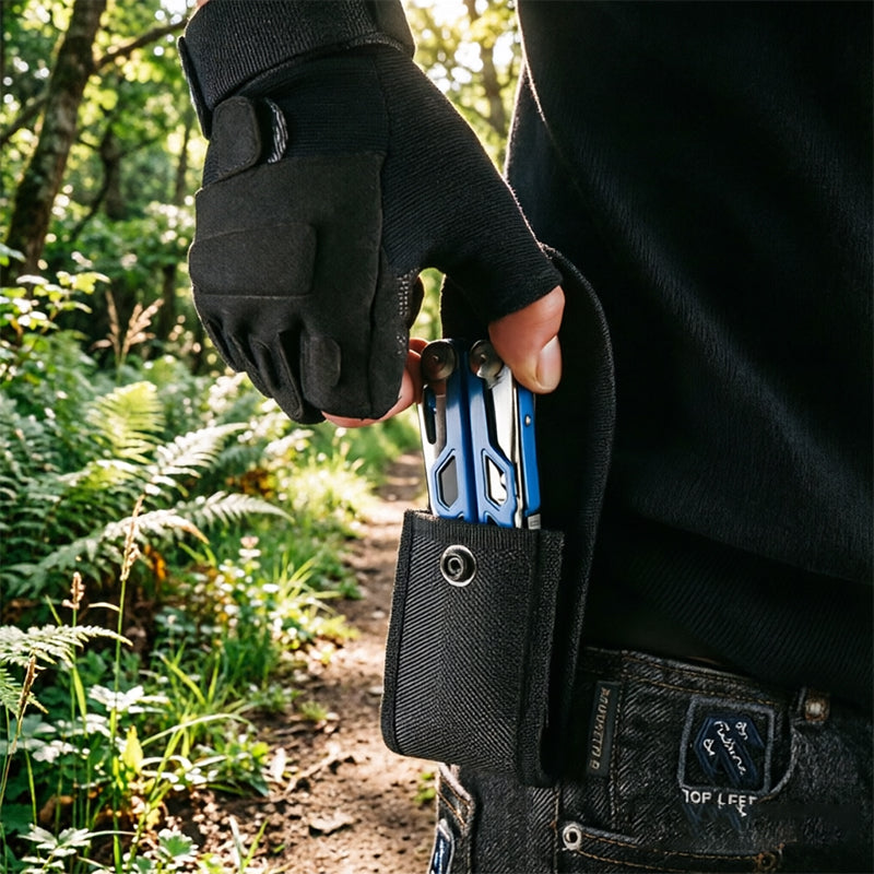 Compact Folding Multi-Tool with Pliers & Blade, Portable Camping & Vehicle Emergency Tool