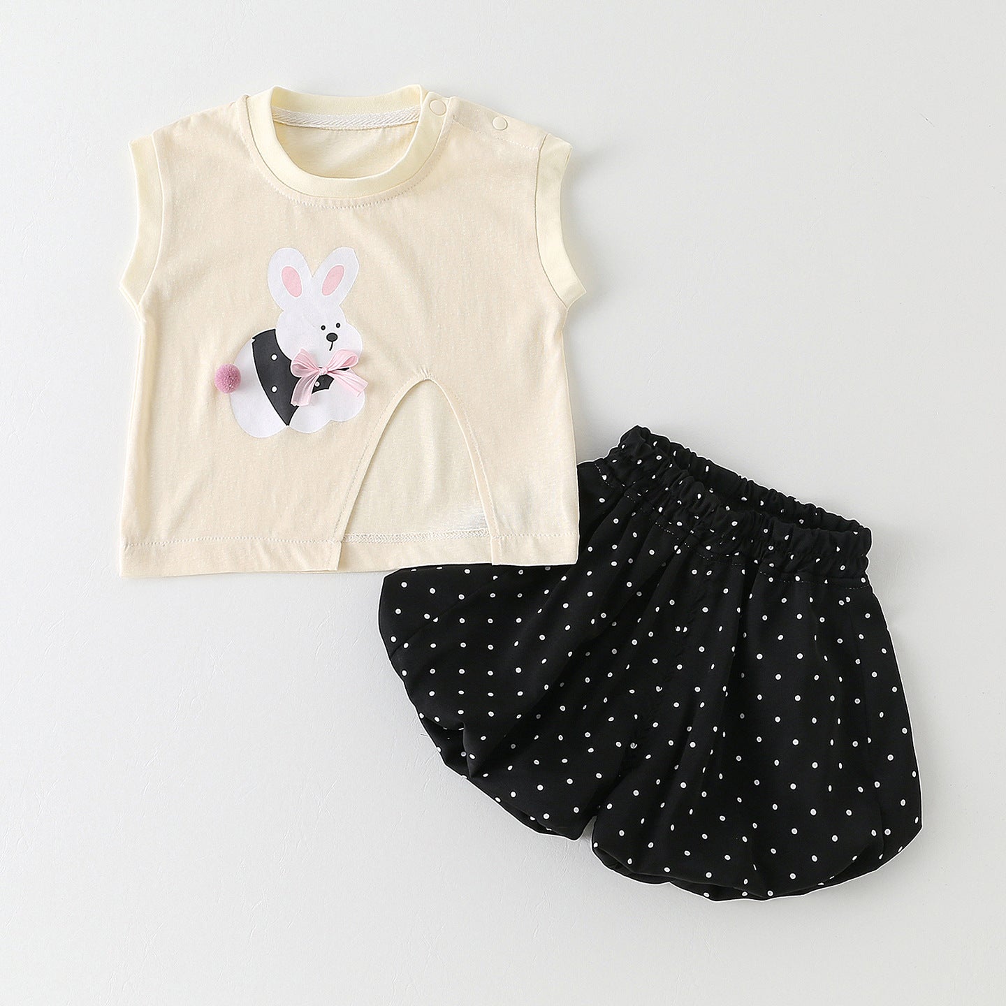 Children's Cartoon Printed Two-Piece Set