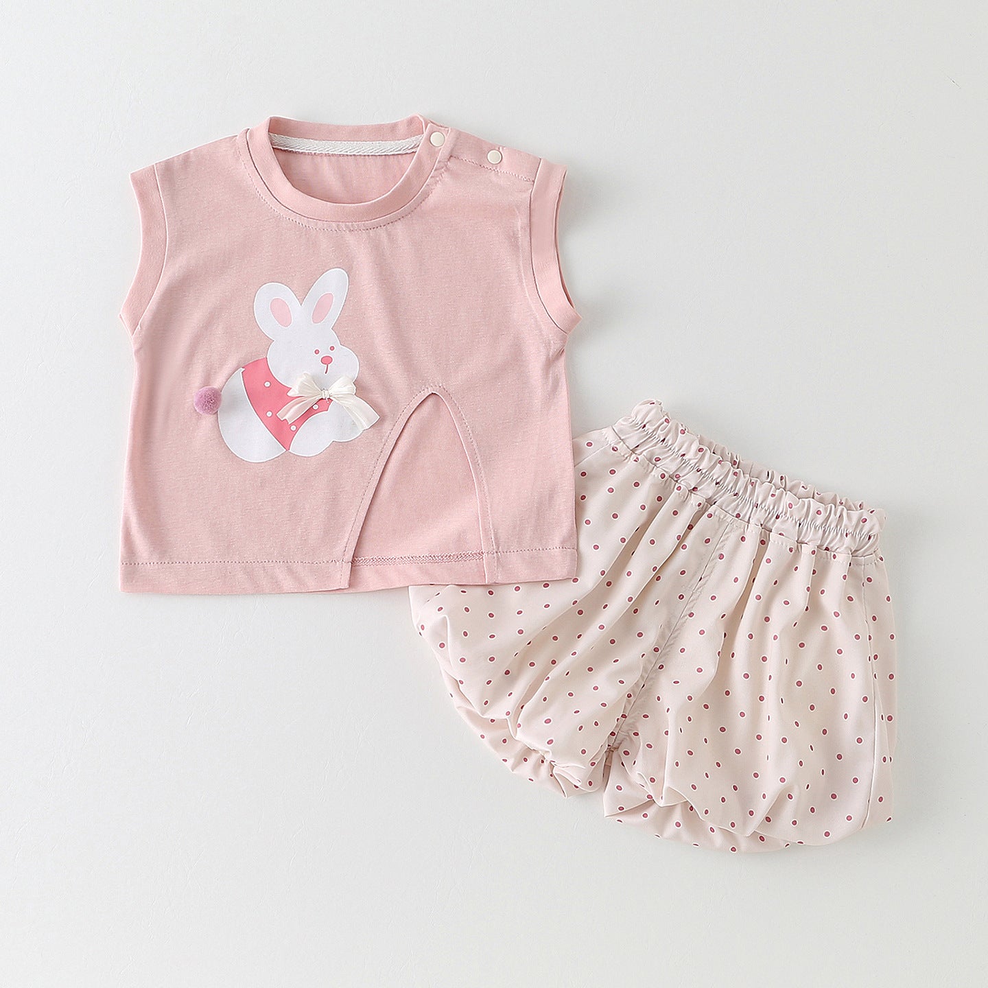 Children's Cartoon Printed Two-Piece Set