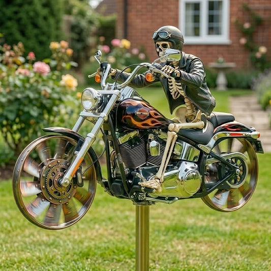 Copy of Motorcycle Wind Spinner Metal Decorative Pinwheel Windmill for Yard for Outdoor Patio Lawn Garden Landscape Backyard Art Decor