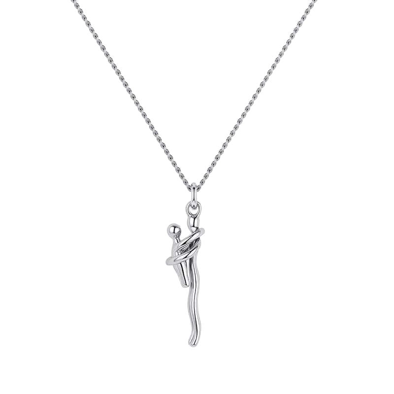 Necklace Embrace Pendant Necklace Mother-Daughter Embrace Clavicle Chain