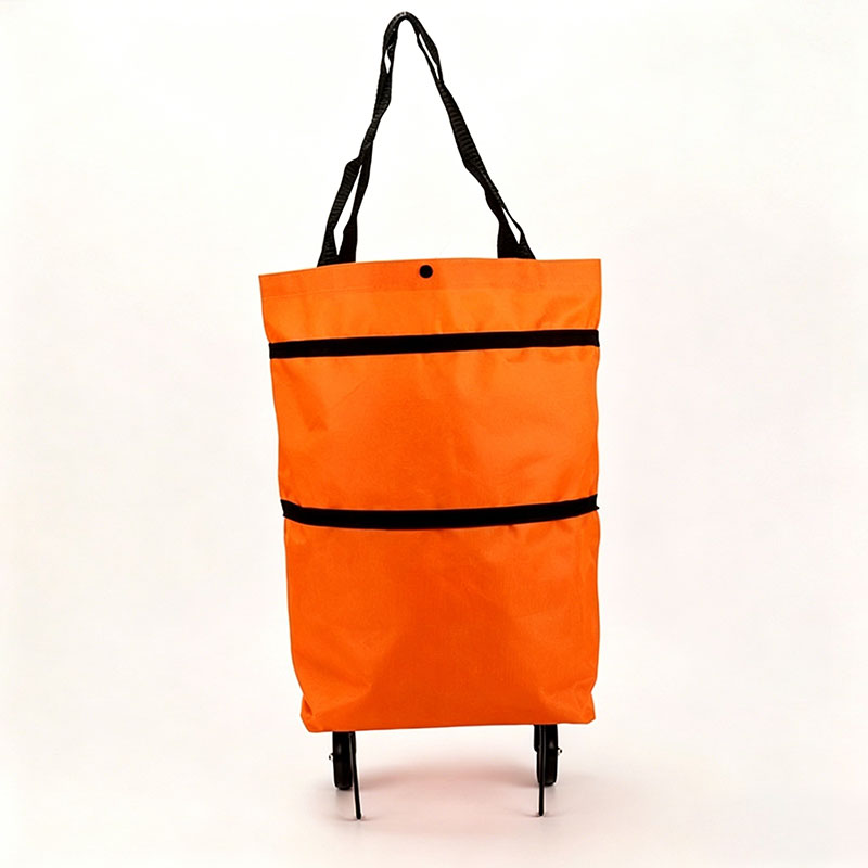 Copy of Portable Foldable Shopping Cart with Wheels - Lightweight Backpack Style Travel Trolley for Groceries & Storage