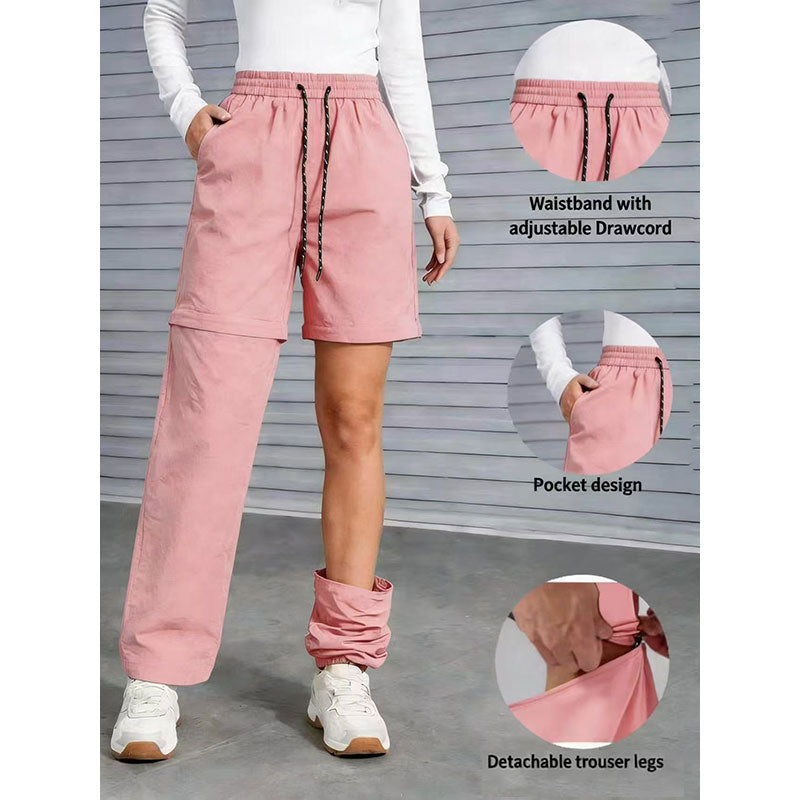 Women's Convertible Hiking Pants - Waterproof Quick-Dry Cargo Trousers with Zip-Off Legs for Camping, Fishing & Travel