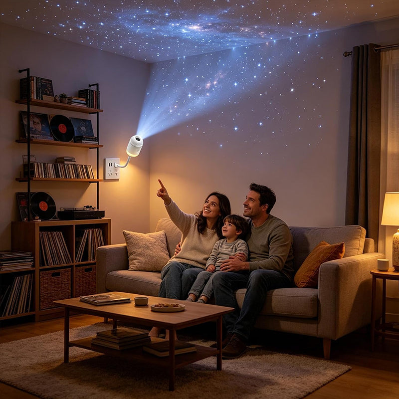 Copy of 5D Holographic Galaxy & Ocean Projector – Smart LED Night Light with 24 Films for Bedroom & Party Décor