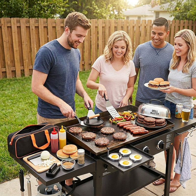 Copy of 29PCS BBQ Set w/ Burger Press, Stainless Steel Grill Tools & Spatula