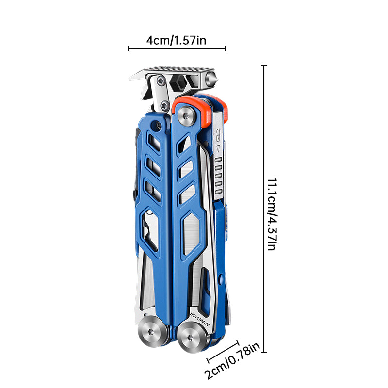 Copy of Compact Folding Multi-Tool with Pliers & Blade, Portable Camping & Vehicle Emergency Tool