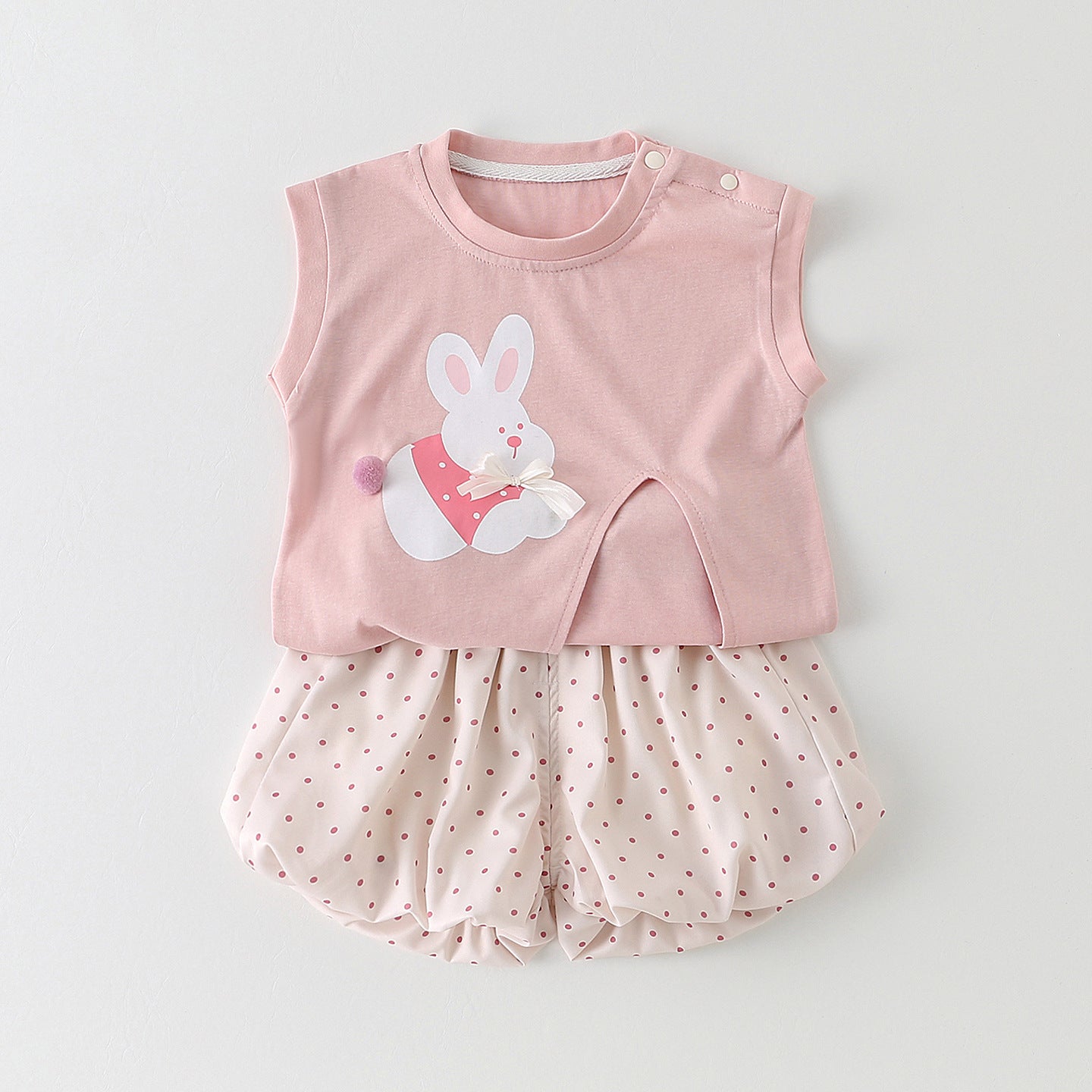 Children's Cartoon Printed Two-Piece Set