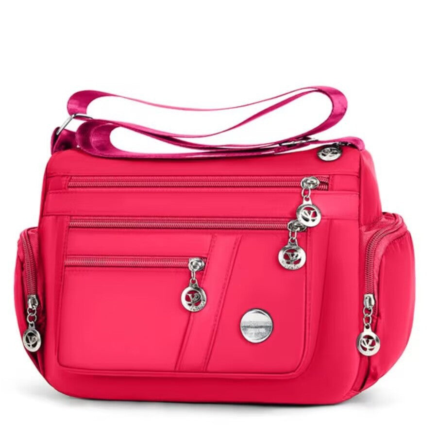 Copy of Multi-compartment single-shoulder crossbody bag for women, lightweight, large-capacity single-shoulder bag