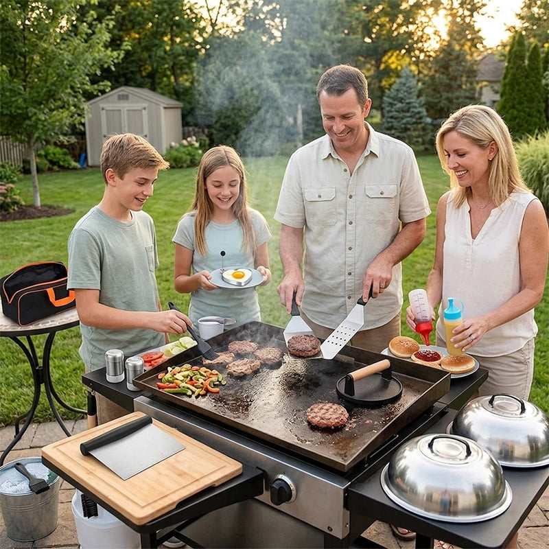 Copy of 29PCS BBQ Set w/ Burger Press, Stainless Steel Grill Tools & Spatula
