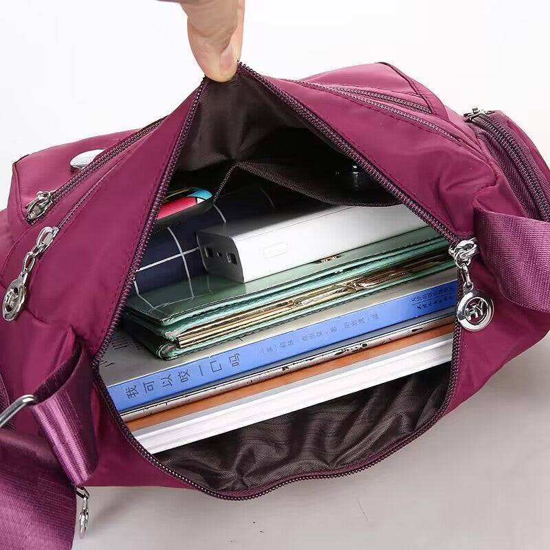 Copy of Multi-compartment single-shoulder crossbody bag for women, lightweight, large-capacity single-shoulder bag