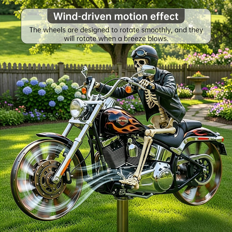 Copy of Motorcycle Wind Spinner Metal Decorative Pinwheel Windmill for Yard for Outdoor Patio Lawn Garden Landscape Backyard Art Decor