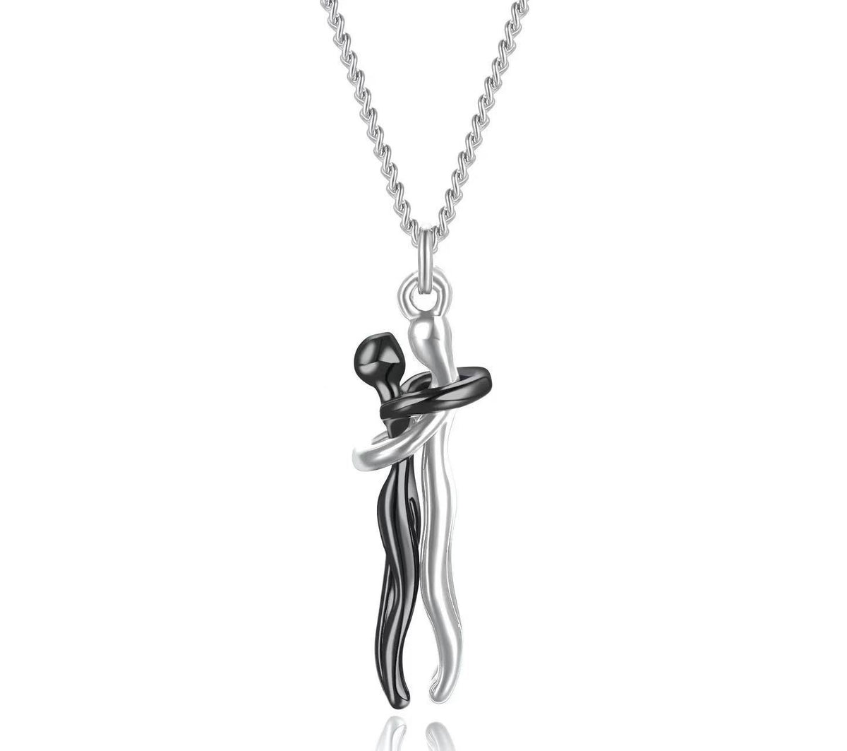 Copy of Necklace Embrace Pendant Necklace Mother-Daughter Embrace Clavicle Chain