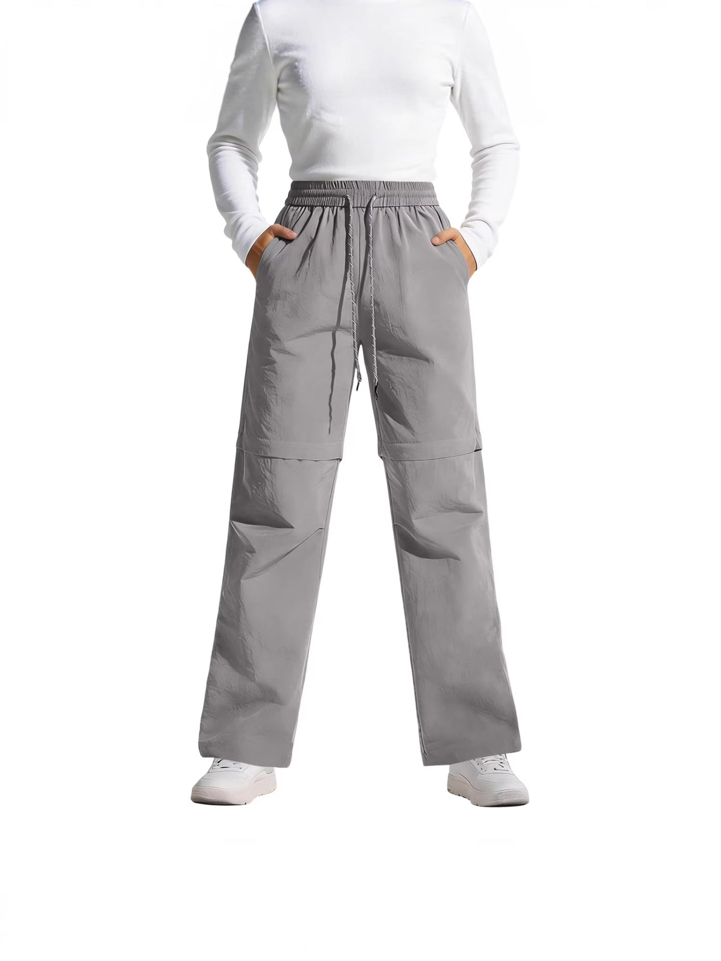Women's Convertible Hiking Pants - Waterproof Quick-Dry Cargo Trousers with Zip-Off Legs for Camping, Fishing & Travel