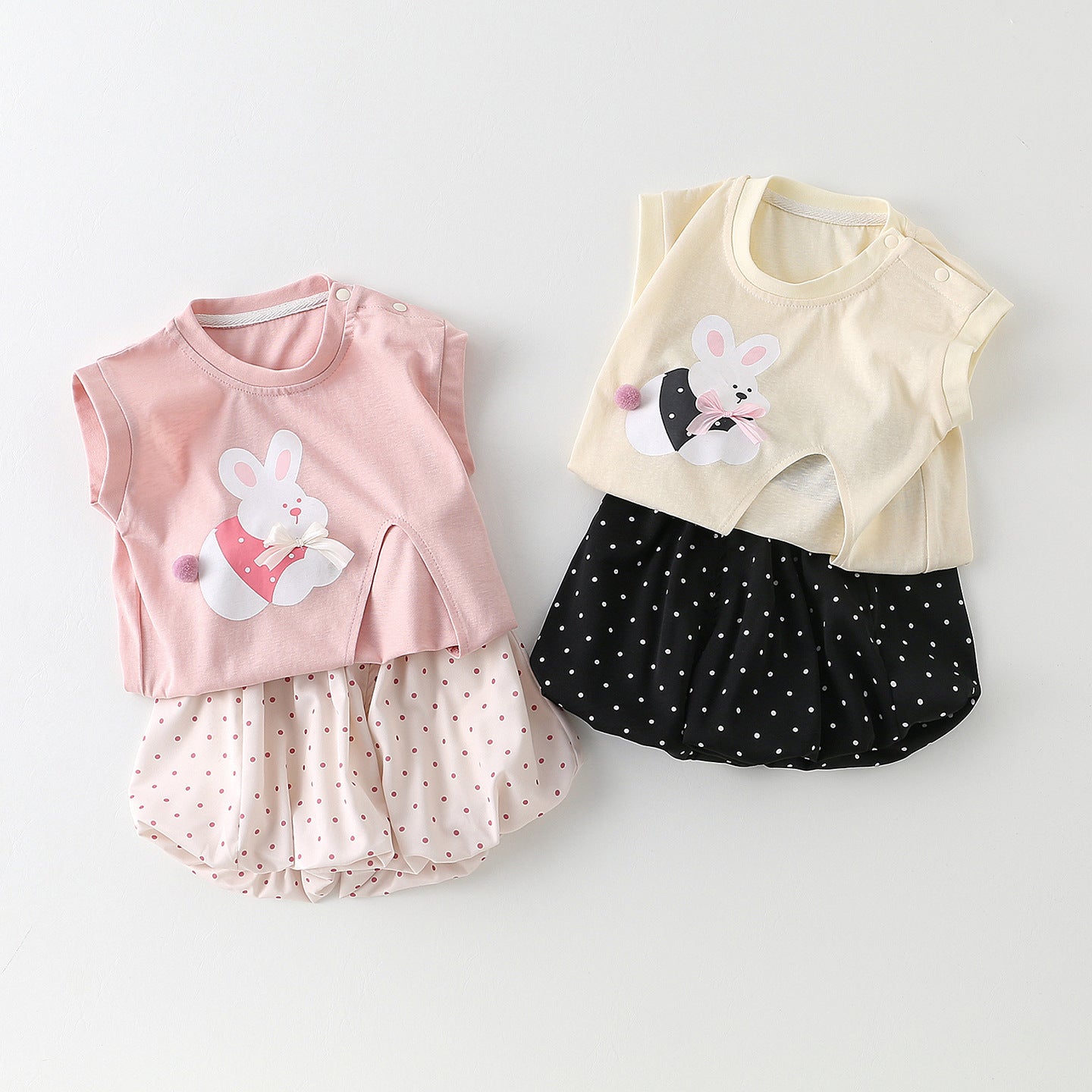 Children's Cartoon Printed Two-Piece Set