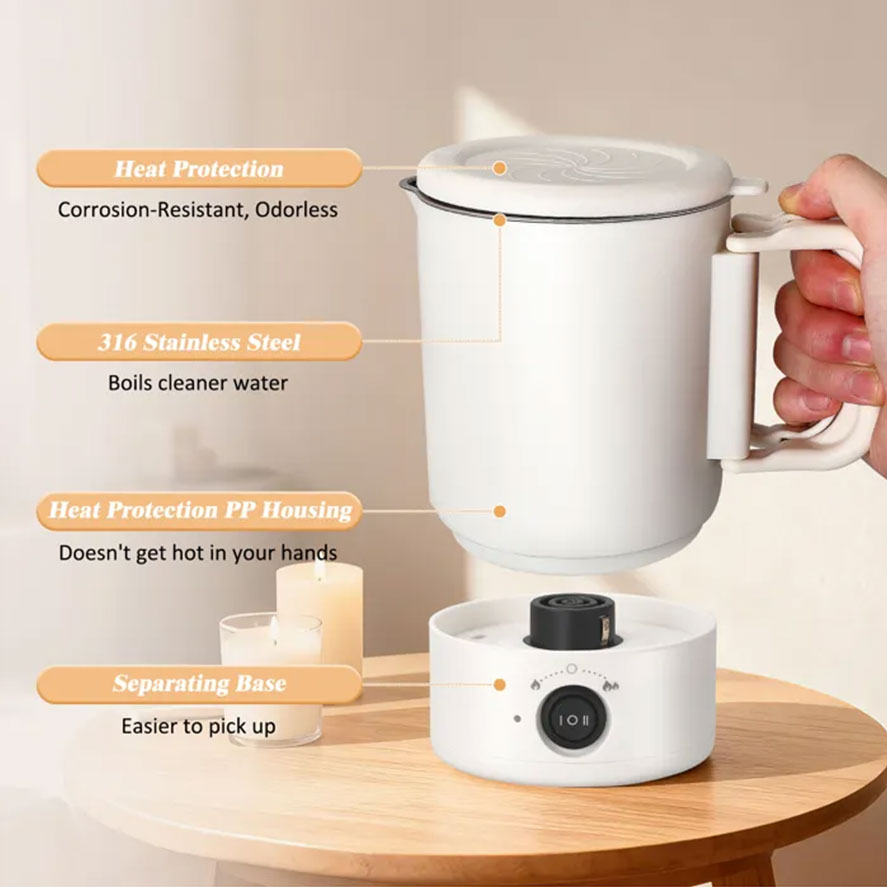 Copy of A47U 800ml Electric Wax Kettle, Candle Making Pouring Pot with Thermometer, DIY Craft Tool Kit for Beginners, UK Plug