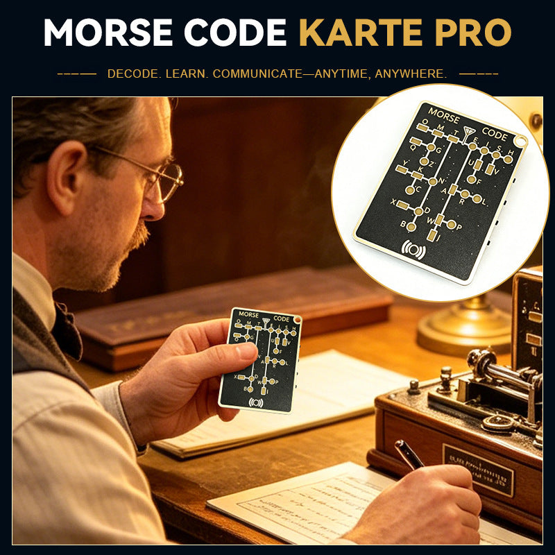 Copy of DIY Morse Code Learning Card - PCB Board with LED, Interactive Telegraph Key Practice Tool for Beginners