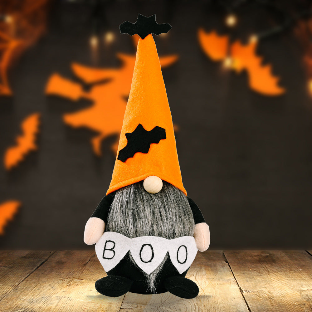 Halloween Decorations Faceless Elderly Doll Dwarf Doll Ghost Festival Party Doll Decoration Scene Props
